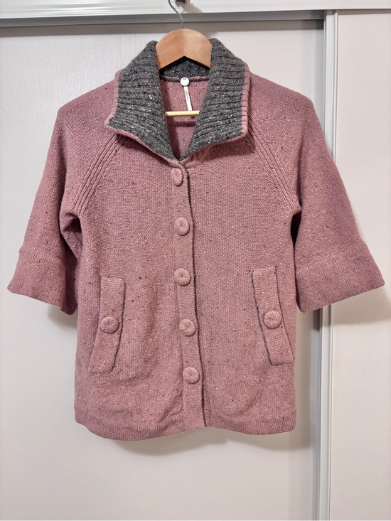 Margaret O'Leary Sweaters - Margaret O’Leary Cottagecore Cardigan Size Medium Twee Quiet Luxury Wide Collar